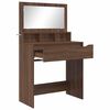vidaXL Bedroom Dressing Tables Brown Oak 80 x 39.6 x 135 cm