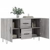 vidaXL Sideboard Grey Sonoma 100x36x60 cm Engineered Wood