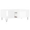 vidaXL Coffee Table High Gloss White 90x50x36.5 cm Engineered Wood