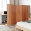 vidaXL Room Divider Brown Width 800 cm Height 165 cm Bamboo