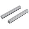 vidaXL Threaded Rod 2 pcs Silver 8 x 55 mm Steel