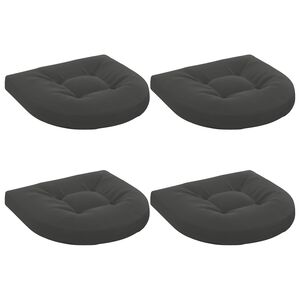 vidaXL 4-Piece Seat Cushions 4 pcs 100% Polyester Anthracite