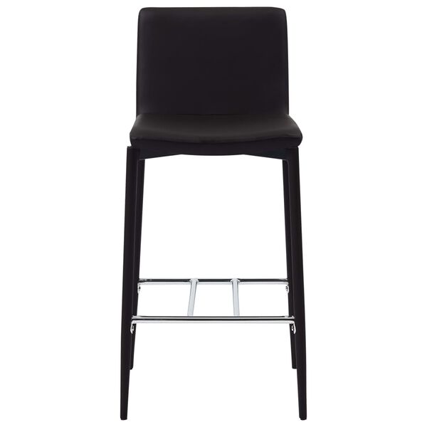 vidaXL Bar Stools 2 pcs Brown Faux Leather