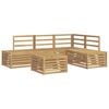 vidaXL Outdoor Sofa Set 5 Piece White