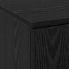 vidaXL Highboard Black Oak 70 x 33.5 x 180 cm Engineered Wood