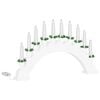vidaXL Christmas Candle Arch with 10 LED Candles 3 pcs White