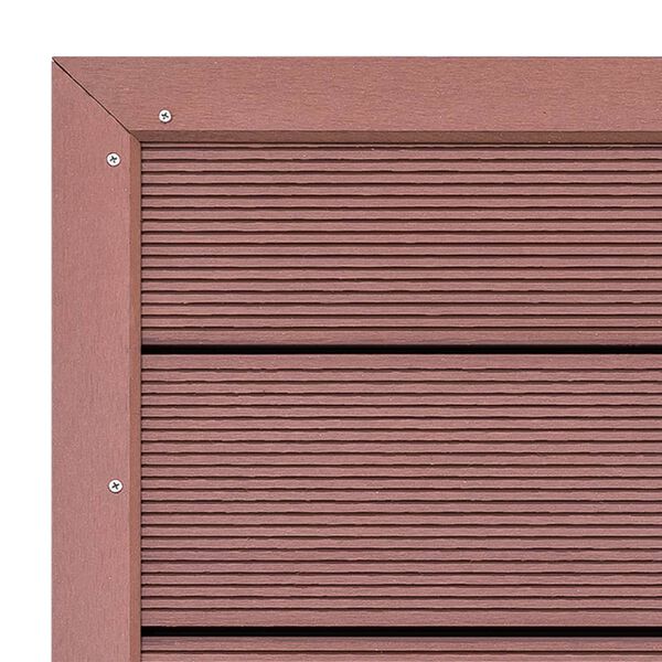 vidaXL Floor Element for Solar Shower Brown 101x63x55 cm WPC