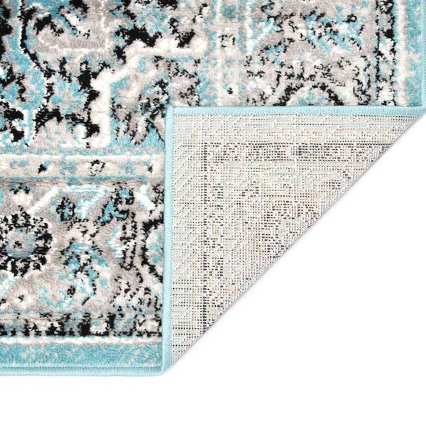 vidaXL Rug Light Blue 80 x 150 cm Polyethylene