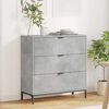 vidaXL Sideboard Concrete Grey 79.5 x 33 x 82 cm Engineered Wood