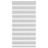 vidaXL Zebra Blind Light Grey 85x150 cm Fabric Width 80.9 cm Polyester