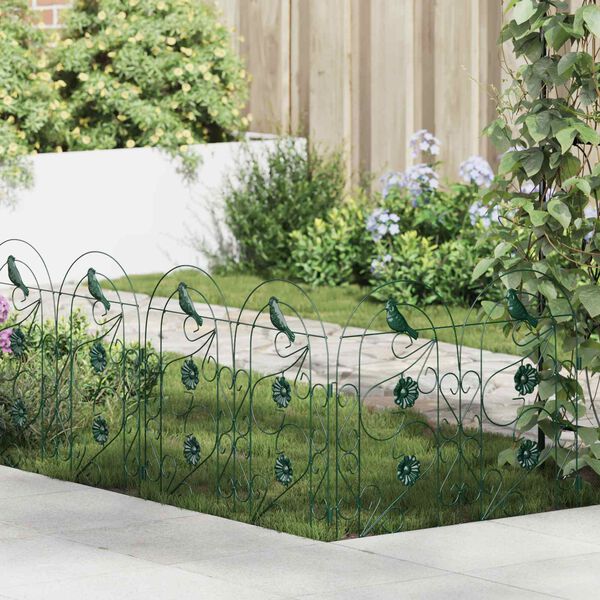 vidaXL Garden Fence Trellis Green 308.5 x 54.5 x 0.3 cm