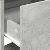 vidaXL Bedside Cabinet with Drawer Concrete Grey 51x31x47 cm