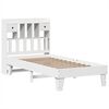 vidaXL Bed Frame without Mattress White 90x200 cm Solid Wood Pine