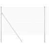 vidaXL Welded Wire Fence Ground Fix 25 x 1.5 m Galvanised Steel Silver