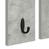 vidaXL Wall-Mounted Coat Rack with Shelf Concrete grey 84 x 10 x 80 cm