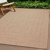 vidaXL Rug ZIZUR Beige 240x340 cm Jute Look Indoor and Outdoor