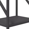 vidaXL Firewood Rack Black 34x25x100 cm Cold-rolled steel