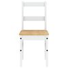 vidaXL 7 Piece Dining Set PANAMA White Solid Wood Pine
