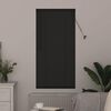 vidaXL Window Blind with Curtains Manual Dark grey Aluminium