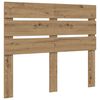 vidaXL Bed Frame Artisian Oak 120 x 200 cm Solid Pine Wood