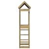 vidaXL Play Tower Brown 52.5 x 85 x 239 cm Solid Impregnated Wood