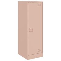 vidaXL Sideboard Pink 34.5x39x107 cm Steel