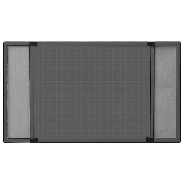 vidaXL Extendable Insect Screen for Windows Anthracite (100-193)x75 cm