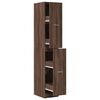 vidaXL Apothecary Cabinet&nbsp;Brown Oak 30x41x174.5 cm Engineered Wood