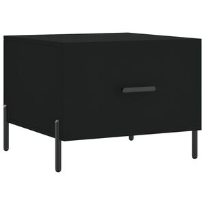 vidaXL Coffee Table Black 50x50x40 cm Engineered Wood