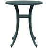 vidaXL Garden Table Green &Oslash;48x53 cm Cast Aluminium
