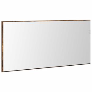 vidaXL Mirror Wall-mounted Brown 80 x 37 cm Glass and Engineered Wood