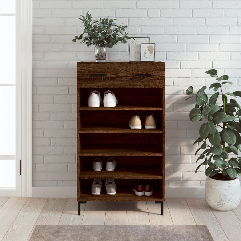 Mid century discount modern shoe rack