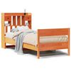 vidaXL Bookcase Bed without Mattress Wax Brown 75x190 cm