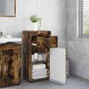 vidaXL Bathroom Cabinet Set TULUM Smoked Oak 37 x 31.5 x 82 cm