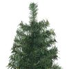 vidaXL Artificial Christmas Tree with 300 LEDs with Stand Green 300 cm