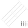 vidaXL Security Grille for Windows with 4 Crossbars 3 pcs 63-114 cm