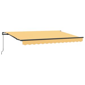 vidaXL Retractable Awning Sand 2.5 x 2 m Fabric