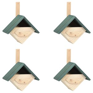 vidaXL Bird Houses 4 pcs 24x16x30 cm Firwood