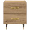 vidaXL Bedside Cabinet Artisan Oak 40 x 35 x 47.5 cm Engineered Wood