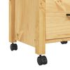 vidaXL Kitchen Trolley MONZA 48x40x88.5 cm Solid Wood Pine