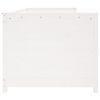 vidaXL Day Bed without Mattress White 90x190 cm Single Solid Wood Pine