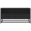 vidaXL TV Cabinet Black 80x34.5x40 cm Engineered Wood and Metal
