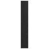 vidaXL Book Cabinet Black Oak 67 x 25 x 162 cm Engineered Wood
