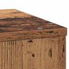 vidaXL Plant Stand Old Wood 33x33x100 cm Engineered Wood