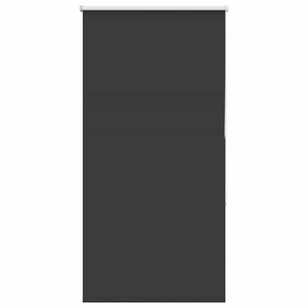vidaXL Roller Blind Blackout Black 75x175 cm Fabric Width 70.7 cm Polyester