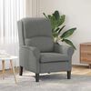 vidaXL Armchair Dark grey 76 x 94 x 102 cm Microfibre