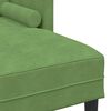 vidaXL Sofa Set 2 pcs Light green 173 x 131 x 67 cm Velvet