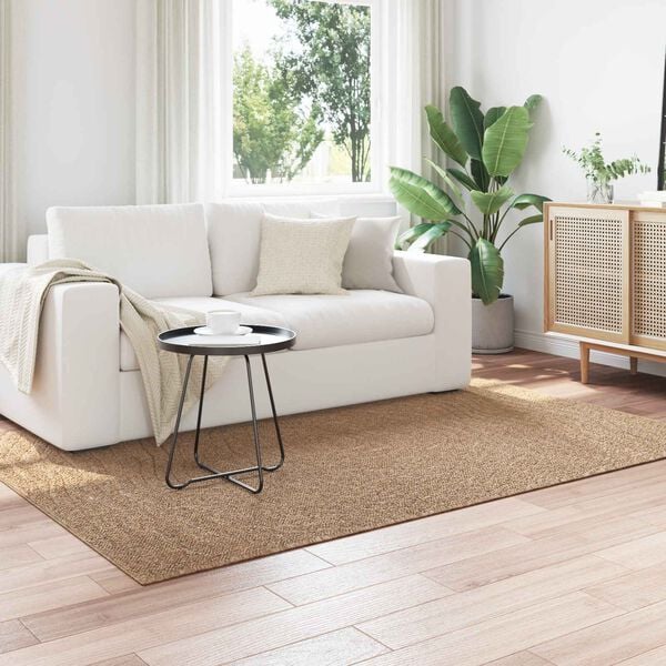 vidaXL Area Rugs Moire Rectangular Natural 170 x 120 cm