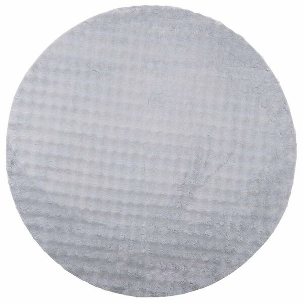 vidaXL Area Rugs Round Grey &Oslash; 200 CM