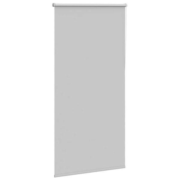vidaXL Roller Blind Blackout Light Grey 80x130 cm Fabric Width 75.7 cm Polyester